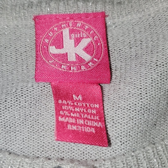 Girls Silver Sweater - Picture 3 of 4